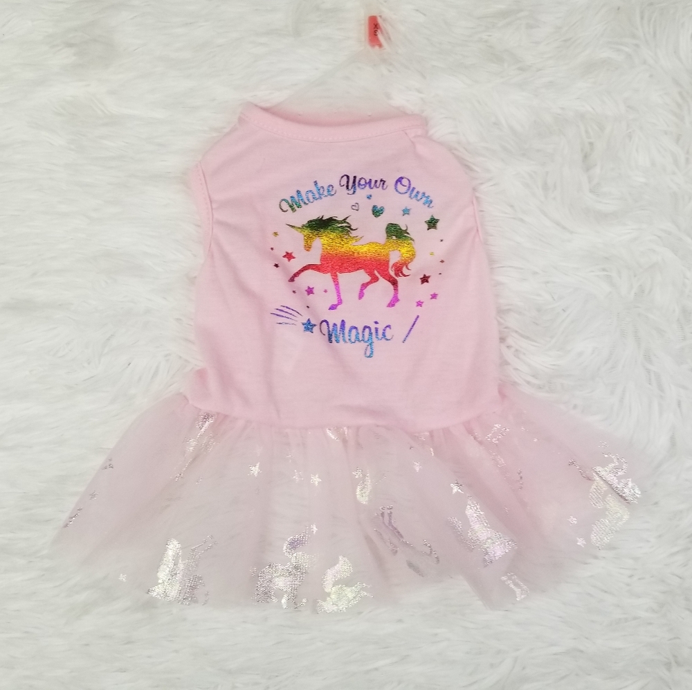 Coco Lane Couture "Make Your Own Magic" Doggy Tutu Dress, XS